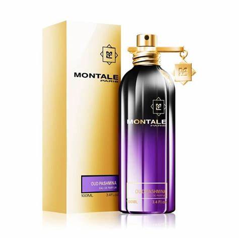 Load image into Gallery viewer, A box featuring Montale Oud Pashmina 100ml Eau De Parfum in front of the Montale Paris fragrance.
