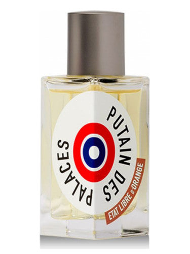 A ETAT Libre d' Orange Putain des Palaces 100ml fragrance for women with a red, white and blue label.
