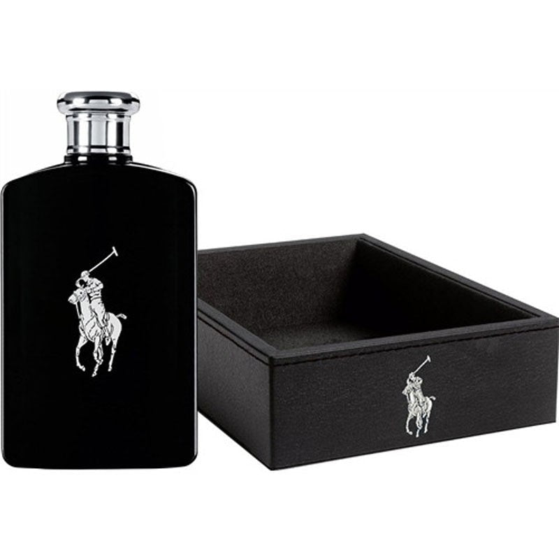 Ralph Lauren Polo Black 200ml EDT (black casing is damaged- bottle is perfect) - Rio Perfumes