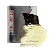 A bottle of Rasasi Chastity Pour Homme 100ml EDP displayed alongside a box from Rio Perfumes.