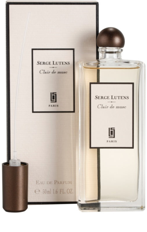 Load image into Gallery viewer, A bottle of Rio Perfumes Clair de Musc 50ml Eau De Parfum with a box on it.
