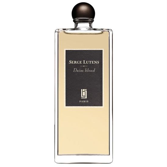 Load image into Gallery viewer, A 50ml Eau De Parfum bottle of Serge Lutens Daim Blond, available at Rio Perfumes, featuring a black bottle on a white background.
