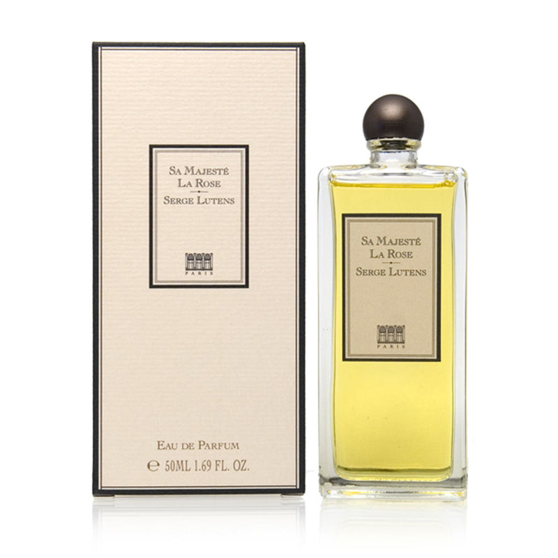 Load image into Gallery viewer, A bottle of Rio Perfumes Majeste La Rose 50ml Eau De Parfum next to a box.
