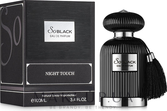 Fragrance World So Black Night Touch 100ml Eau de Parfum, by Fragrance World.