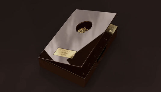 Afnan Supremacy in Oud 100ml Extrait de Parfum from Rio Perfumes is packaged in a brown box with a gold label.
